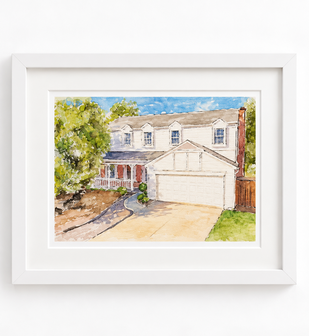 Original Home Portrait - Realtor Closing Gift