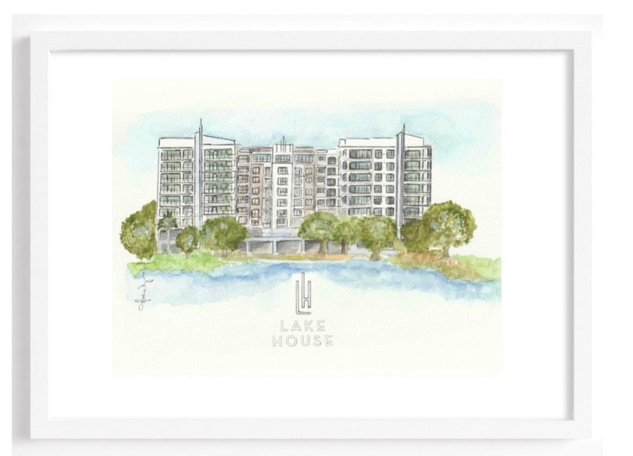 Original Home Portrait - Realtor Closing Gift